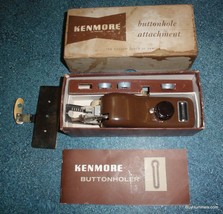 Vintage KENMORE Buttonhole Sewing Attachment SEARS ROEBUCK Buttonholer - $19.39
