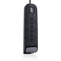 Belkin 12-Outlet Advanced Power Strip Surge Protector, 8ft Cord, Telephone And C - £36.27 GBP