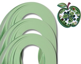 Cardstock Quilling Strips On-edge 300 Strips Light Green R20 - 1 mm/3 mm... - $108.25 MXN