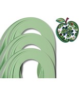 Cardstock Quilling Strips On-edge 300 Strips Light Green R20 - 1 mm/3 mm... - $8.16 CAD