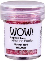 WOW! Embossing Powder 15ml Rockin Red. - £6.12 GBP