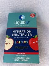 Liquid I.V. Hydration Multiplier Electrolyte Drink Mix For Kids Crisp Ap... - £4.07 GBP