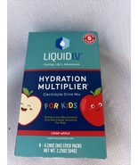 Liquid I.V. Hydration Multiplier Electrolyte Drink Mix For Kids Crisp Ap... - £3.95 GBP