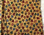 Cotton All Over Cloche Hats Print Fabric  1/3 yard Yellow Pink green - $17.19