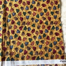 Cotton All Over Cloche Hats Print Fabric  1/3 yard Yellow Pink green - £13.52 GBP
