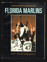 Florida Marlins Baseball Team Yearbook-World Champions-MLB 1997-World se... - $40.74