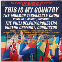 This Is My Country - Mormon Tabernacle Choir/Philadelphia Orchest. 2xLP ... - $22.21