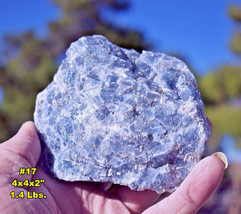 Large BLUE CALCITE Crystal Mineral Specimens * 3-7&quot; Size * Choice of 10 - £6.62 GBP+
