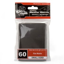 Monster Protectors Deck Protector: Monster: Matte Small Black (60) - £8.25 GBP