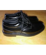 NUN BUSH MENS BLACK LEATHER OXFORD DRESS SHOES-8M-WORN ONCE-DYNAMIC COMF... - $13.09