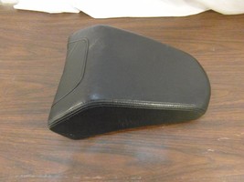 Black Leather Motorcycle Seat Padded Approx. 14&quot; X 11&quot; Needs Cleaning 32979 - £31.56 GBP