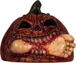 Killer Carnivorous Pumpkin w/ Foot 27934 Halloween Prop Figurine 11.4&quot; L... - $592.22 MXN