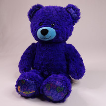 Build A Bear Workshop Disney  Descendants Mal Purple Bear Stuffed Animal Toy BAB - £10.07 GBP