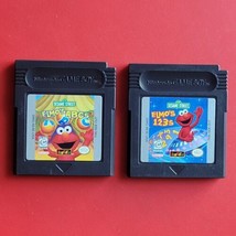 Game Boy Color Sesame Street: Elmo&#39;s ABCs 123s Nintendo GBC Lot 2 Games - £14.88 GBP