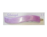 Pearly looking plastic purple vintage snap hair clip thumb155 crop