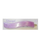 Pearly Looking Plastic Purple Vintage Snap Hair Clip  - $2.72 CAD
