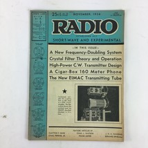 November 1934 Radio Magazine A Cigar Box 160 Meter Phone New Eimac T-Tube - £9.36 GBP