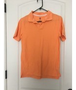 J. Khaki Women&#39;s Orange Short Sleeve Polo Shirt Button &amp; Pullover Size L... - $31.04