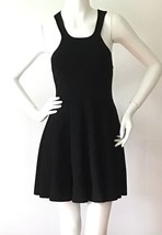 PARKER Racerback Skater Skirt Colorblock Dress, Taupe/Black (Size M) - £23.60 GBP