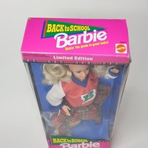 Vintage 1992 Back To School Barbie Doll Mattel Blonde Original Box # 10217 - £22.71 GBP