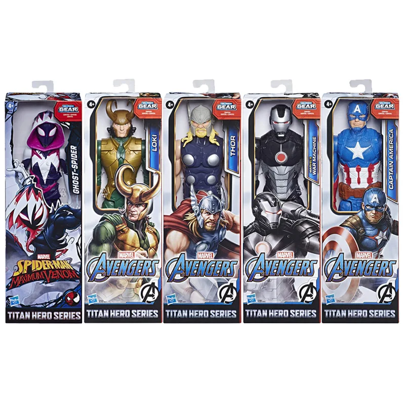 Hasbro Marvel Avengers Titan Hero MAX Venom Ghost Spider Loki Iron Man Captain - £21.02 GBP+