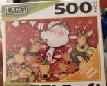 New Lang Brand 500 Piece Susan Winger Art Puzzle &quot;Deer Friends&quot; 18x24&quot; - $18.69