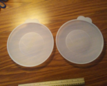 Tupperware divided plate lids, lid onlys - $12.34