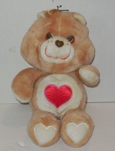 1984 Kenner 13&quot; Care Bears Tenderheart Bear Plush Toy - £27.15 GBP