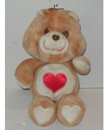 1984 Kenner 13&quot; Care Bears Tenderheart Bear Plush Toy - £27.26 GBP