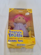 VINTAGE 1998 Galoob Treasures Trolls Cuddle Tots Yazzi Pink Hair - £38.71 GBP