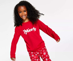 Matching Kids Merry Snowflake Pajama Top - £9.00 GBP