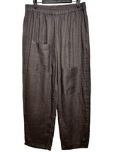 Boutique Linen Pants Women&#39;s Large Pockets Lagenlook Bohemian Boho - $31.70