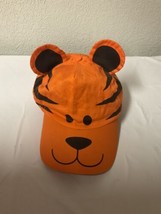 Fun Animal Safari Tiger Cap With Adjustable Strap For Kids &amp; Adults One Size - £11.90 GBP