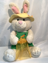 14&quot; GUND GODIVA BUNNY PLUSH 2012 STUFFED ANIMAL w/TAG TREAT BAG GREEN AP... - £15.47 GBP