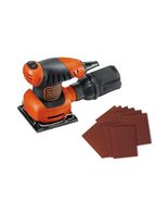 Black & Decker 1/4 Sheet Finishing Sander and 10 Sandpaper Sheets, Model FS540VA - €34,30 EUR
