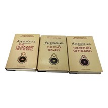 Lord of Rings Lot 3 JRR Tolkien 3 Vol Houghton Mifflin Rev Edition 1983 - $79.15