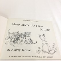 Ming Meets The Farm Kittens By Audrey Tarrant Colouring &amp; Storybook 1974 Color - £15.65 GBP