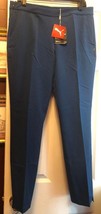 NWT Ladies PUMA Teal Gibraltar Sea Side Zip Stretch Golf Pants - M L XL - $44.99