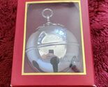 2007 Reed &amp; Barton Silverplae Christmas Holly Bell Ornament In Original Box - $74.99