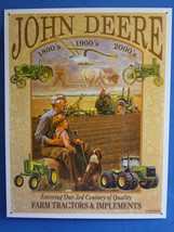 John Deere Farm Tractor Through The Years Vintage Out Of Print Metal Sig... - $32.68
