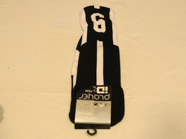 Player ID by TCK PCN MED # 6 TWI 1 sock black white vollyball basketball... - £8.04 GBP