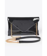 Enamel Envelope Clutch (Light Olive) - $35.02 CAD