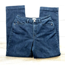 Coldwater Creek Jeans Womens Size 10 Dark Wash Cotton Blend Adjusted 1.5&quot; Hem - £10.16 GBP