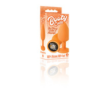 The 9&#39;s Booty Calls Silicone Butt Plug Orange Hit It Hard - £8.45 GBP