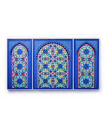 Laser Cut 3D Paper Sculpture Moroccan Art Sacred Geometry Labyrinth Wall Decor - $875.00