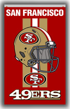 San Francisco 49ers Football Team Memorable Helmet Flag 90x150cm 3x5ft Banner - $14.95