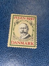 DENMARK; 1927 early JULEN Christmas stamp fine used issue  - $0.99