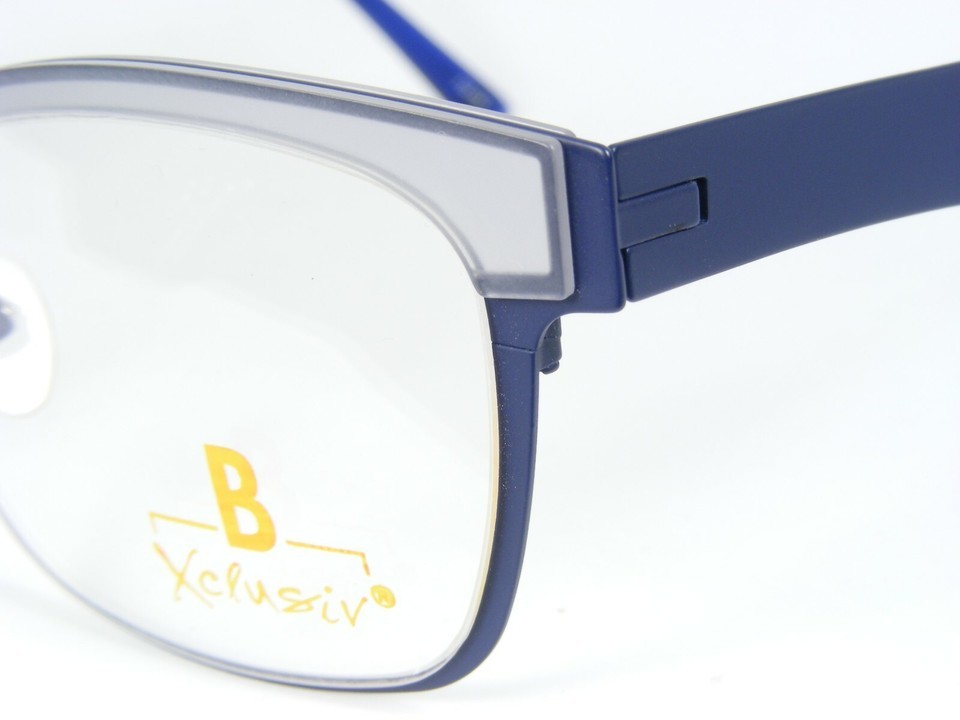 Xclusiv Xc-T01-44 F22-38 BLUE UNIQUE RARE EYEGLASSES GLASSES 50-18-140mm Germany Item image 6