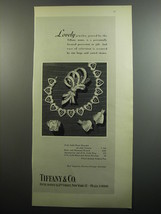 1952 Tiffany &amp; Co. Ad - Bracelet, Brooch, Ring and Earrings - Lovely jew... - $18.49