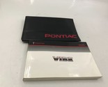 2003 Pontiac Vibe Owners Manual Set with Case OEM J03B31009 - $19.79